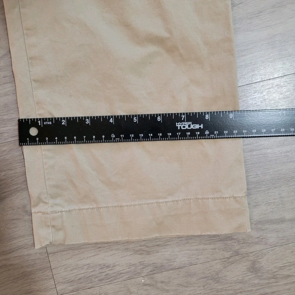 POLO RALPH LAUREN BEDFORD CHINO PANTS MENS 40X31.5 KHAKI TAN FLAT FRONT COTTON